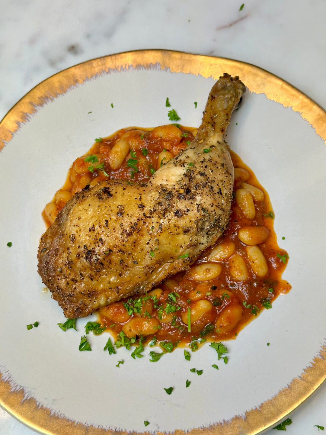 Tuscan Stewed Cannellini Beans